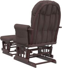 Bebe Basic Rocking Chair with Stool Art.290061 Lihgtgrey  Кресло-качалка для кормления