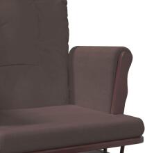 Bebe Basic Rocking Chair with Stool Art.290061 Lihgtgrey  Кресло-качалка для кормления