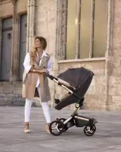Mima Xari Max Art.290218 Сhampagne Chocolate Ekskluzīvais komplekts pastaigu bloks,šasijas un kulbiņa