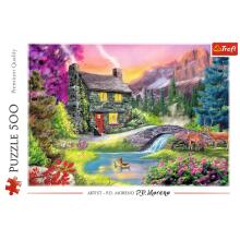 Puzle – 500 gab. – Kalnu idille Trefl 37325