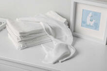 Bebe Basic Muslin Art. 076 Хлопковая муслиновая марлевая пелёнка 1 шт., 80x80 см