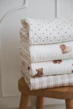 Bebe Basic Muslin Art. 076 Хлопковая муслиновая марлевая пелёнка 1 шт., 80x80 см