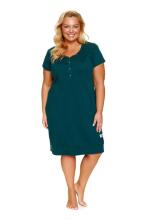 Doctornap  Cotton Night Dress Art.4348 Emerald   Хлопковая ночная рубашка для беременных/кормления