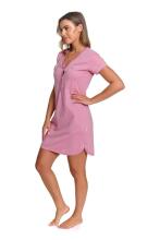 Doctornap  Cotton Night Dress Art.TCB.9505.BLUSH_ROSE.S.01  Kokvilnas naktskrekliņš grūtniecēm/barošanai
