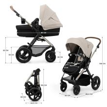 Kinderkraft Moov2 Air 3in1 Art.290378 Grey 3-in-1 baby stroller