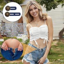 Kidsworld Waist Extender Button Art.290386 10 vidukļa pagarinātāja pogu iepakojums, regulējams bikšu pogu pagarinājums vīriešiem un sievietēm 2 izmēri komplektā