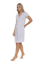 Doctornap  Cotton Night Dress Art.TCB.5335.PAPAYA  Kokvilnas naktskrekliņš grūtniecēm/barošanai