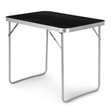 Складной стол для кемпинга, пикниковый стол, 80x60 см, черный, MultiGarden
