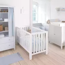 La bebe™ Cotton Art. 001 Mīksta un elpojoša kokvilnas gultiņas apmale 180 cm