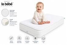 La Bebe™ Aerosleep Kind Pack 2-in-1 Art.290487 White   матраc на кроватку +защитный наматрасник с 3D-сеточкой 120x60 см