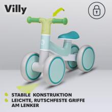 Bebe Basic Villy Art.290488 Turquoise Bērnu līdzsvara velosipēds bez pedāļiem