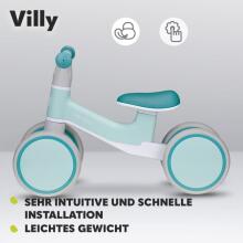 Bebe Basic Villy Art.290488 Turquoise Bērnu līdzsvara velosipēds bez pedāļiem