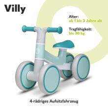 Bebe Basic Villy Art.290488 Turquoise Bērnu līdzsvara velosipēds bez pedāļiem