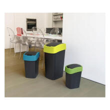 Atkritumu spainis Flip Bin 45L melns/zils