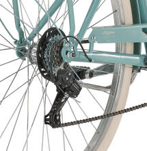 SHARIN Retro 28” Sieviešu Pilsētas Velosipēds, akvamarīna krāsā
