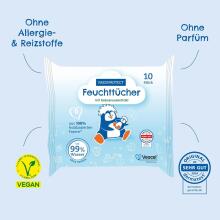 Paediprotect Baby Wipes with Coconut Extract Art.290773 влажные салфетки для малышей с кокосовым эстрактом 10 шт.