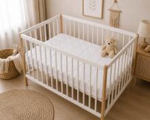 La Bebe™ Royal Air Fiber Aloe Vera Mattress Art.290775 Elpojošs bērnu ortopēdiskais matracis ar noņemamu pārvalku, 120x60cm
