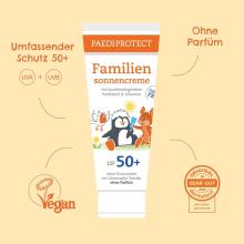 Paediprotect Family Sun Cream SPF 50+ Art.290778 saules aizsardzības krēms zīdaiņiem un bērniem,200ml