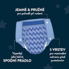 Huggies Dry Nites Boy Art.290791 Diaper pants for boys 13+ years old, 48-60 kg, 9 pcs.
