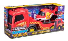TEAMSTERZ Ugunsdzēsēju transportieris ar helikopteru, 35 cm