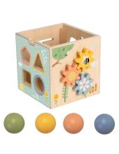 TOOKY TOY Koka Pavasara Izglītojošais Kubs 5in1
