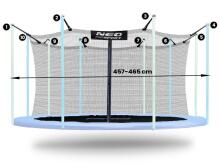 Neosport Внутренняя сеть 465 см 15 футов 10s