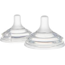 CANPOL BABIES knupis NATURAL SHAPE Anti-colic, ļoti lēns, 0m+, 2 gab., 21/750