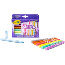 CRAYOLA mirdzošie flomāsteri, 8 gab., 58-8648