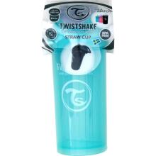 Twistshake Straw Cup Art.78589 Pastel Blue  Pudelīte ar salmiņu no 6 +mēn, 360 ml