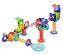 PICASSO TILES Magnētiskais konstruktors Marble Run 60 detaļas, PTG60