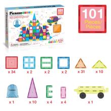 PICASSO TILES Magnētiskais konstruktors 101 detaļa, PC101