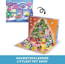 Littlest Pet Shop adventes kalendārs ar 8 dzīvnieku figūriņām un 16 aksesuāriem – 24 dienu Ziemassvētku kalendārs Art.BF00758