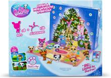 Littlest Pet Shop adventes kalendārs ar 8 dzīvnieku figūriņām un 16 aksesuāriem – 24 dienu Ziemassvētku kalendārs Art.BF00758