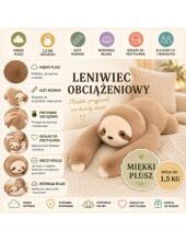 WOOPIE Svars Plīša Lēciens Stresa Atvieglošanai Sensora Smagais Lācis Samīļošanas Rotaļlieta 65cm 1500g