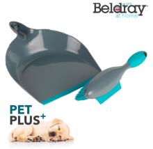 Beldray LA069351FP1EU7 Pet Plus Rubber Head Dustpan & Brush