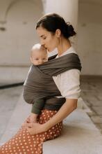 La Bebe™ Huggi Sling Merino Wool Graphite Cloud Art.291640 Austs merino vilnas slings (470x54 cm)