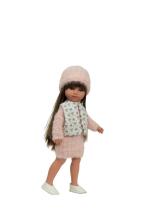 Arias doll girl Carlota in a fluffy dress, 36 cm