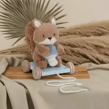 Little Dutch Pull Along  Art.8920 Forest Friends Игрушка на колёсах Белочка