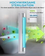 Lamp Disinfectant Ozone Light 6W UV Lamp Art.291813 Портативная УФ-C лампа стерилизации дезинфекции