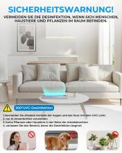 Lamp Disinfectant Ozone Light 6W UV Lamp Art.291813 Портативная УФ-C лампа стерилизации дезинфекции