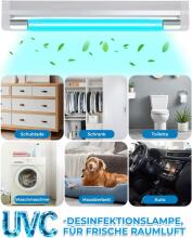 Lamp Disinfectant Ozone Light 6W UV Lamp Art.291813 Портативная УФ-C лампа стерилизации дезинфекции