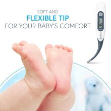 Bebe Basic Digital Thermometer with Flexible Tip Art.DTR-1221R Digitālais termometrs ar mīksto uzgali