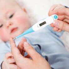 Bebe Basic Soft Tip Digital Thermometer 2 in1 Art.291819 Digitālais termometrs ar mīksto uzgali+knupītis termometrs