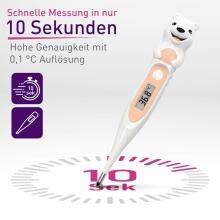 Bebe Basic Digital Thermometer with Flexible Tip Art.SC 44 Polar Bear Digitālais termometrs ar mīksto uzgali
