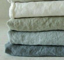 La Bebe™ Linen Art. 0057 Sage Green Linen Eco Autiņš no dabīga lina auduma 1 gab., 45x30 cm