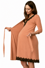 La Bebe™ Nursing Cotton Dress Donna Art.135986 Jade Maternity Nursing Dress