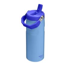 Термос с трубочкой IceFlow Bottle Flip Straw 2.0 0.47L светло-голубого цвета