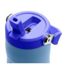Термос с трубочкой IceFlow Bottle Flip Straw 2.0 0.47L светло-голубого цвета