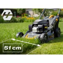 Benzīna zāles pļāvējs ar piedziņu 51 cm 70 l Honda 202cc 5.7Zs + eļļa Humberg HM-603