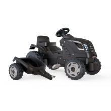 Smoby Farmer XL Melnais Traktors + Piekabe